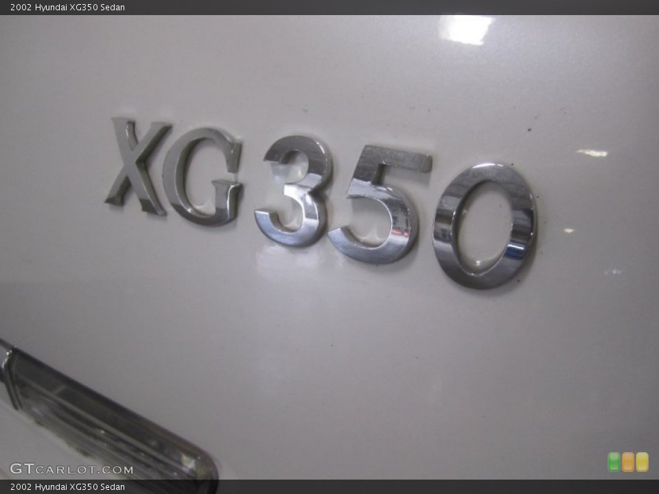 2002 Hyundai XG350 Badges and Logos