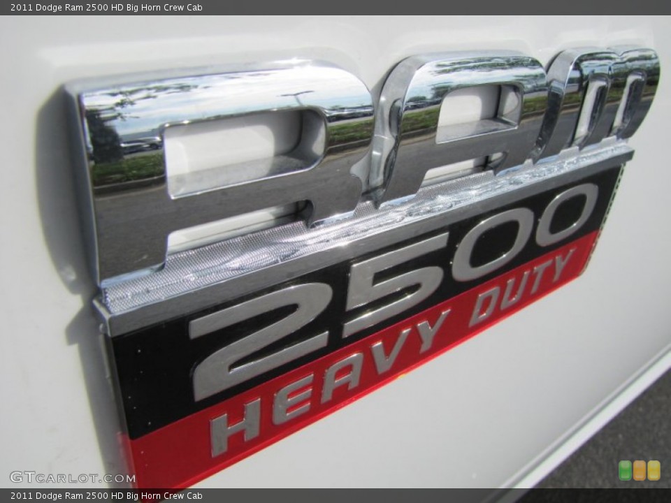 2011 Dodge Ram 2500 HD Badges and Logos