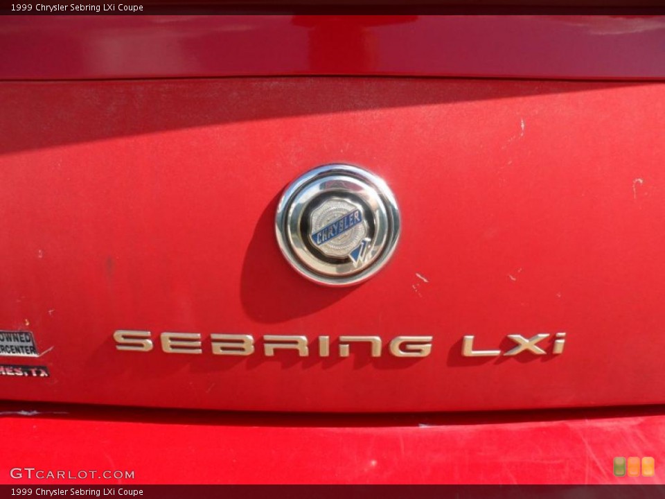 1999 Chrysler Sebring Badges and Logos