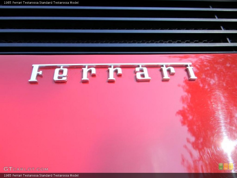 1985 Ferrari Testarossa Custom Badge and Logo Photo #52800692