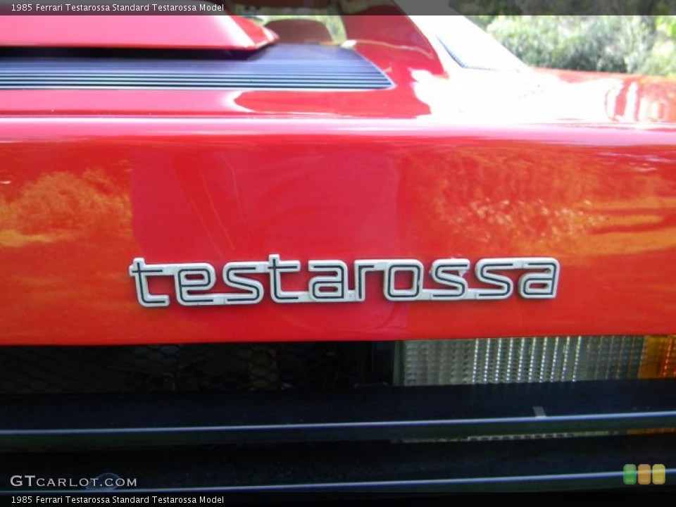 1985 Ferrari Testarossa Custom Badge and Logo Photo #52800704