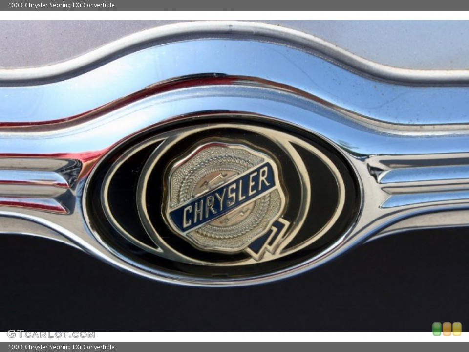 2003 Chrysler Sebring Custom Badge and Logo Photo #52899753