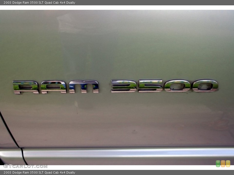2003 Dodge Ram 3500 Custom Badge and Logo Photo #53305644