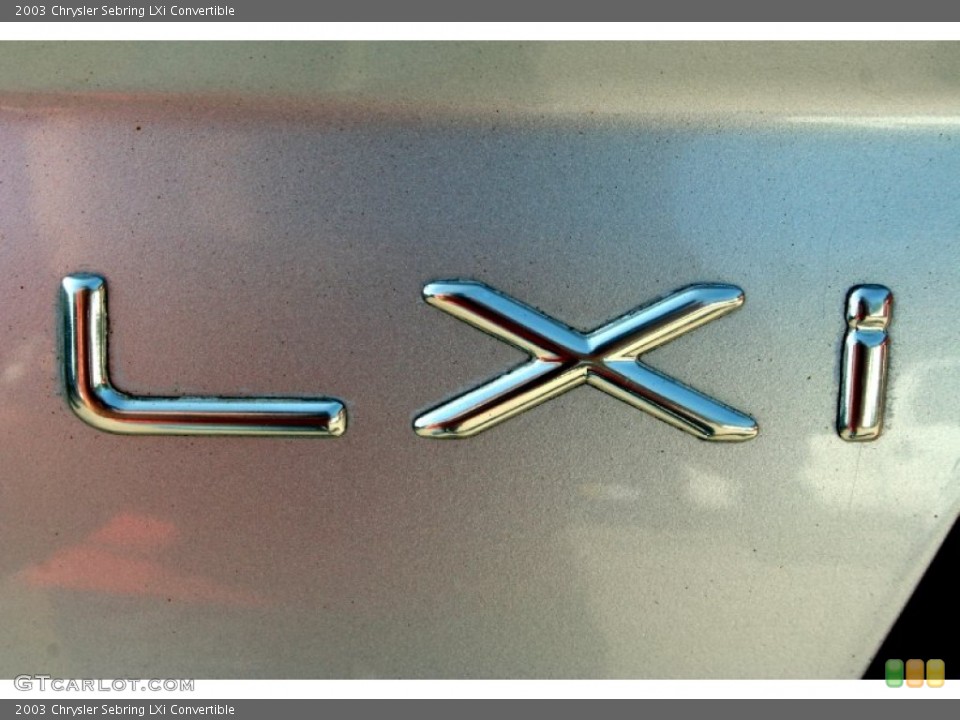 2003 Chrysler Sebring Custom Badge and Logo Photo #53638317