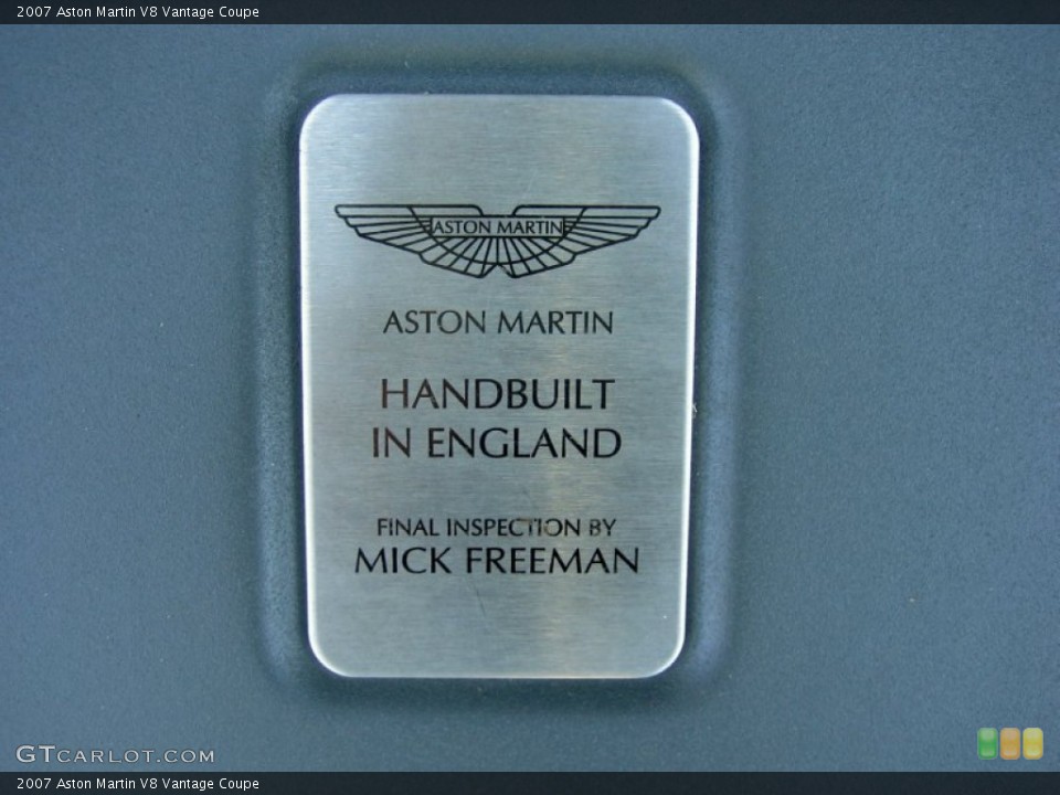 2007 Aston Martin V8 Vantage Custom Badge and Logo Photo #53984552