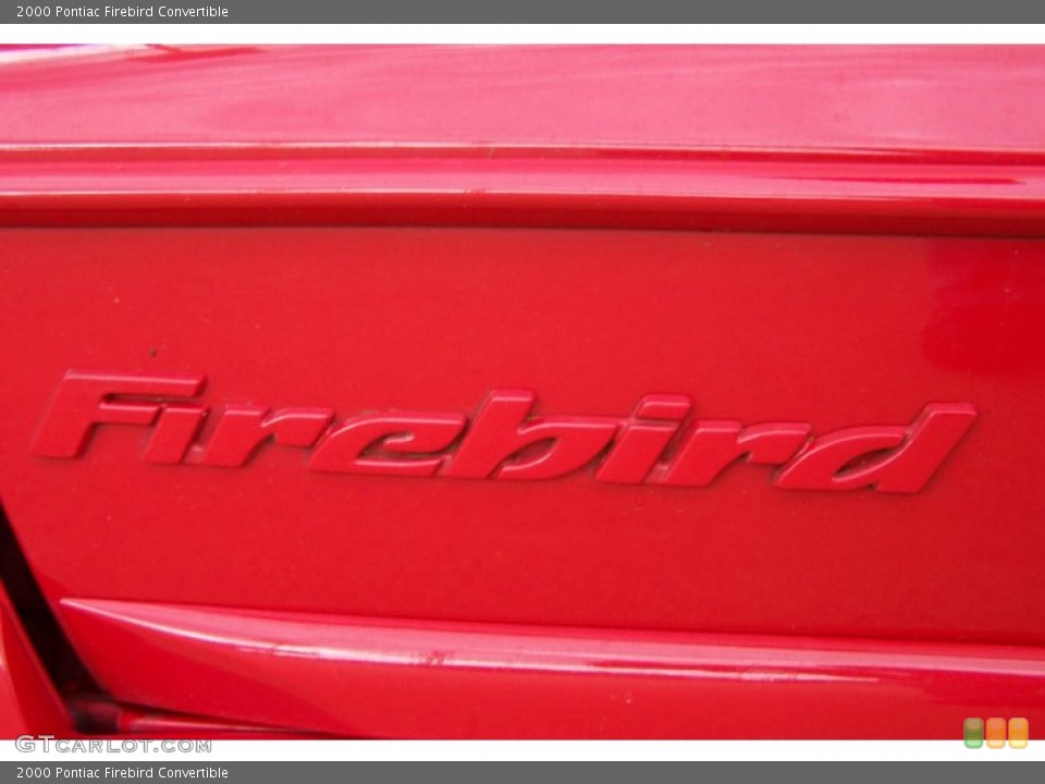 2000 Pontiac Firebird Badges and Logos