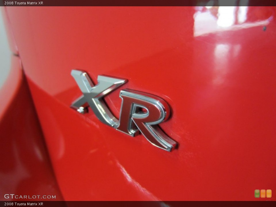2008 Toyota Matrix Badges and Logos