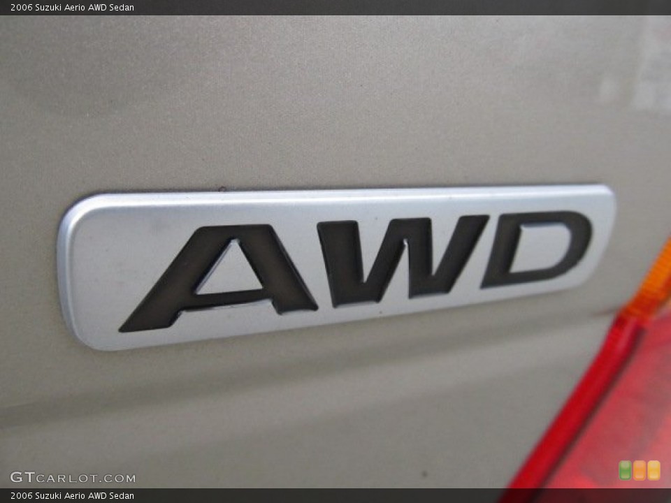2006 Suzuki Aerio Badges and Logos