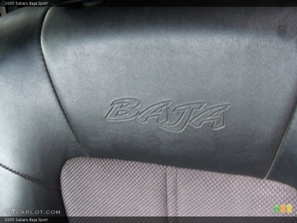 2005 Subaru Baja Badges and Logos