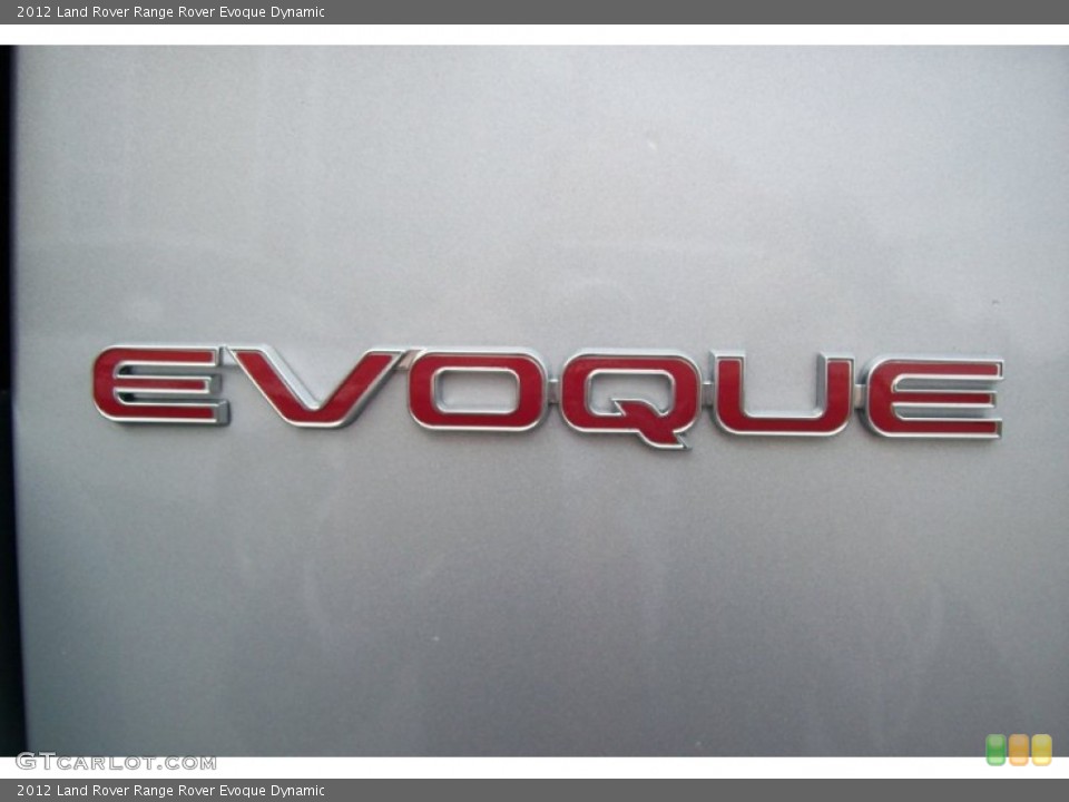 2012 Land Rover Range Rover Evoque Custom Badge and Logo Photo #55928679