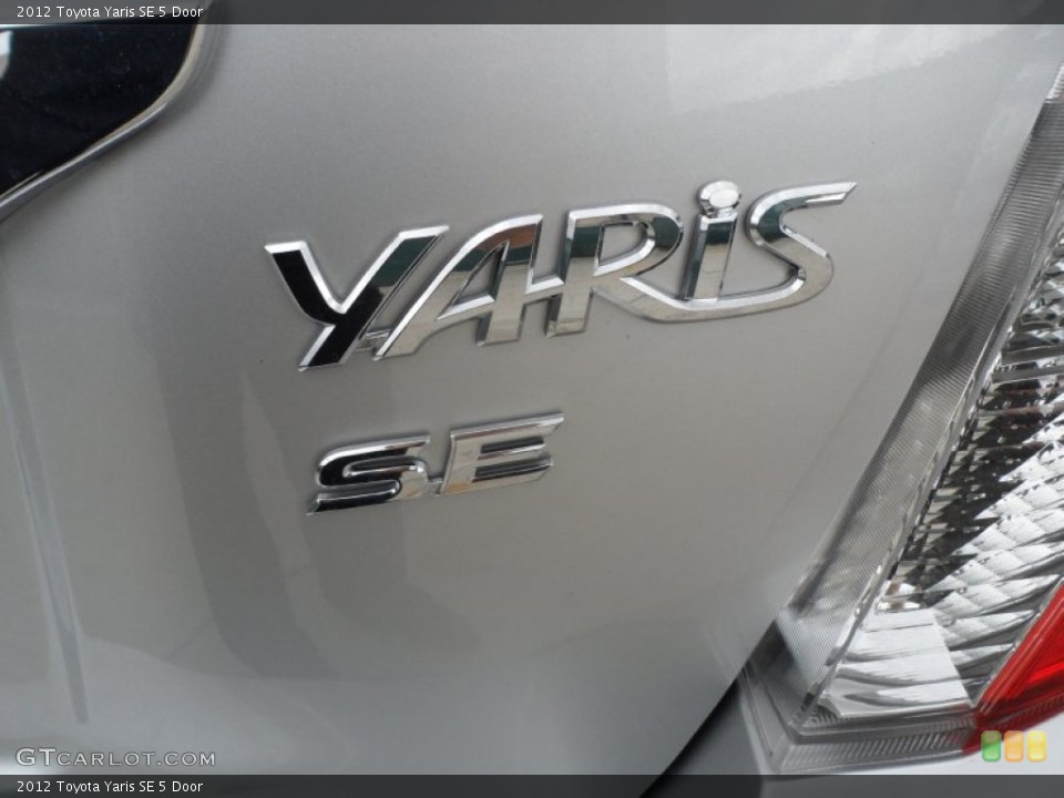 2012 Toyota Yaris Badges and Logos