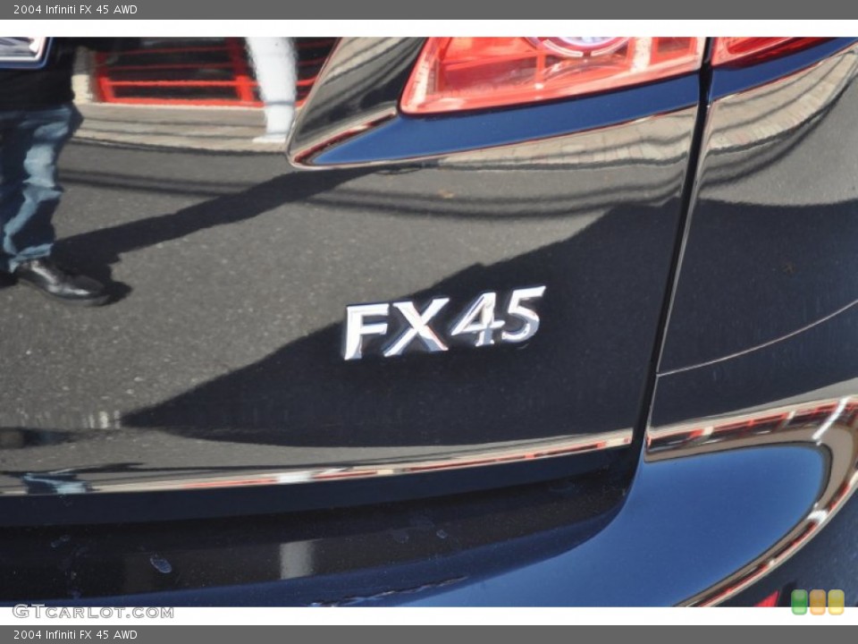 2004 Infiniti FX Badges and Logos