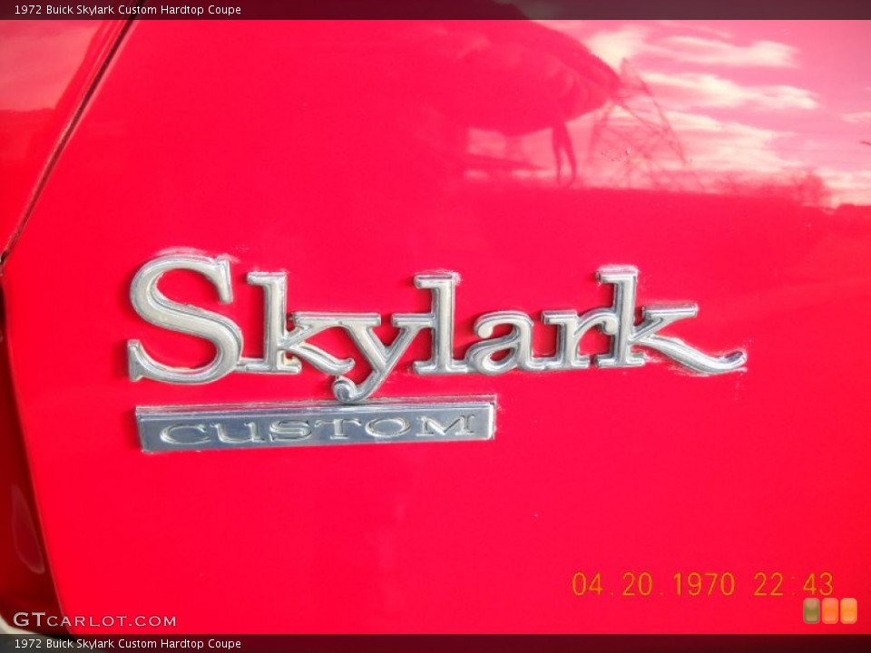 1972 Buick Skylark Badges and Logos