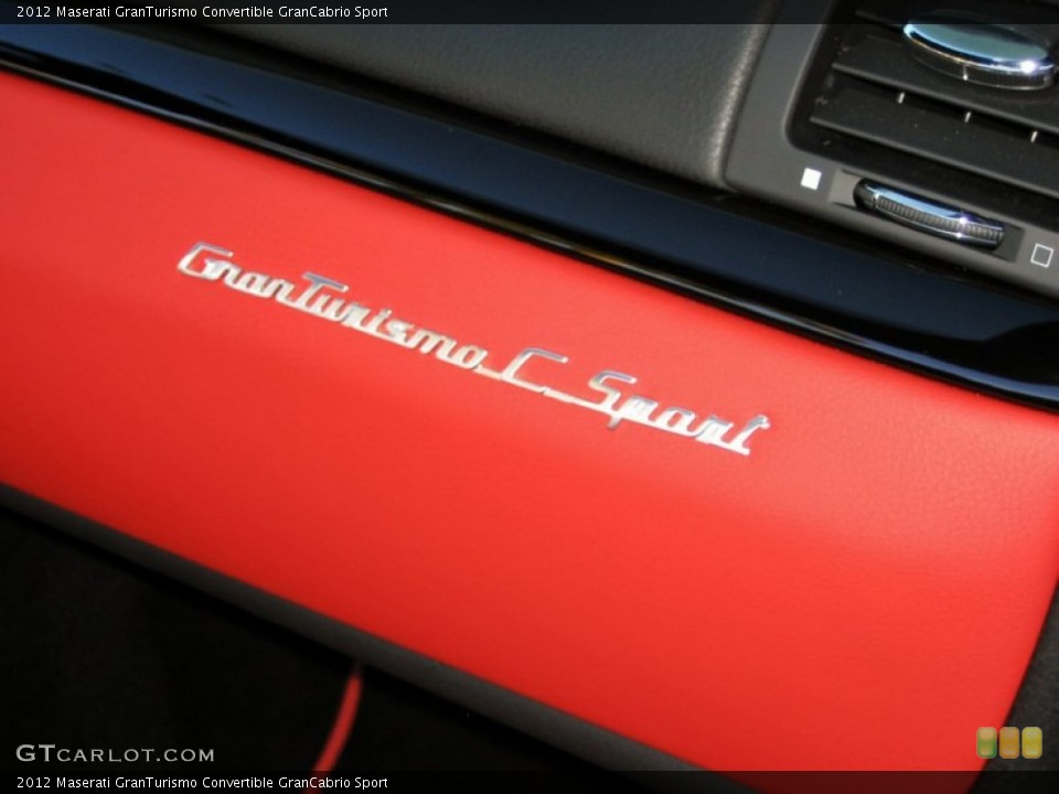 2012 Maserati GranTurismo Convertible Badges and Logos