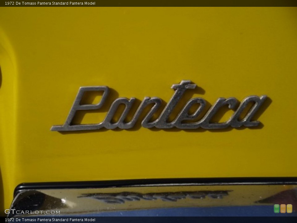 1972 De Tomaso Pantera Badges and Logos