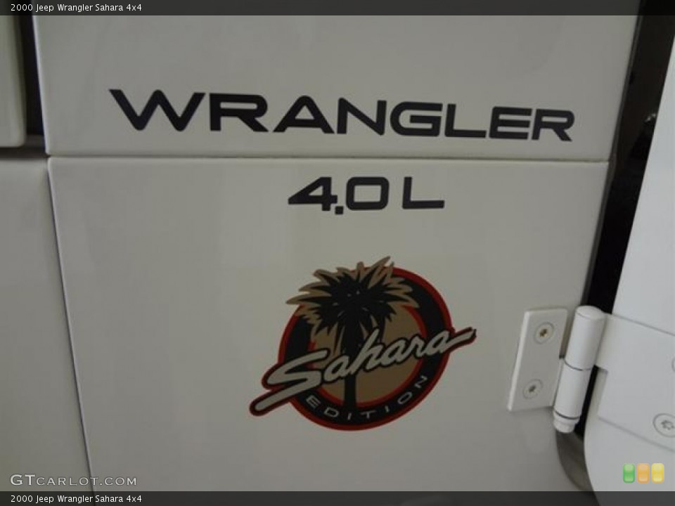 2000 Jeep Wrangler Badges and Logos