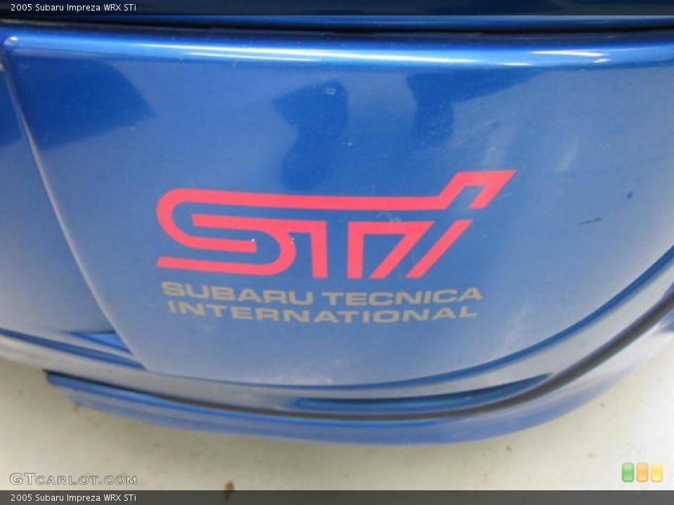 2005 Subaru Impreza Badges and Logos