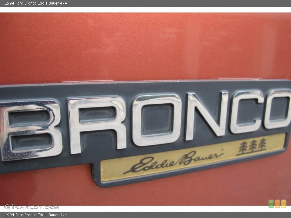 1994 Ford Bronco Badges and Logos