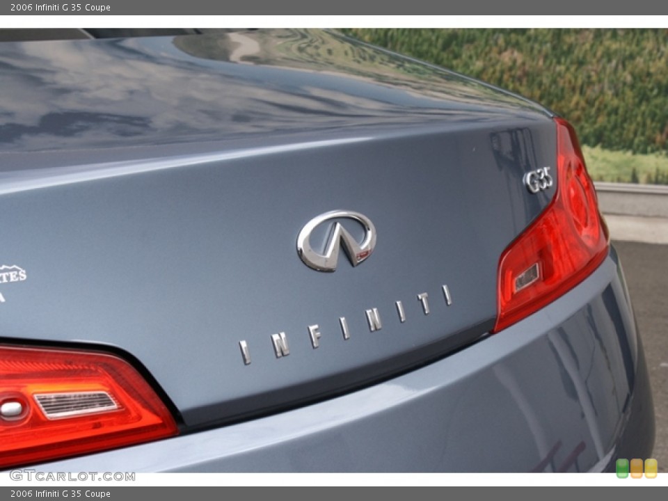 2006 Infiniti G Badges and Logos