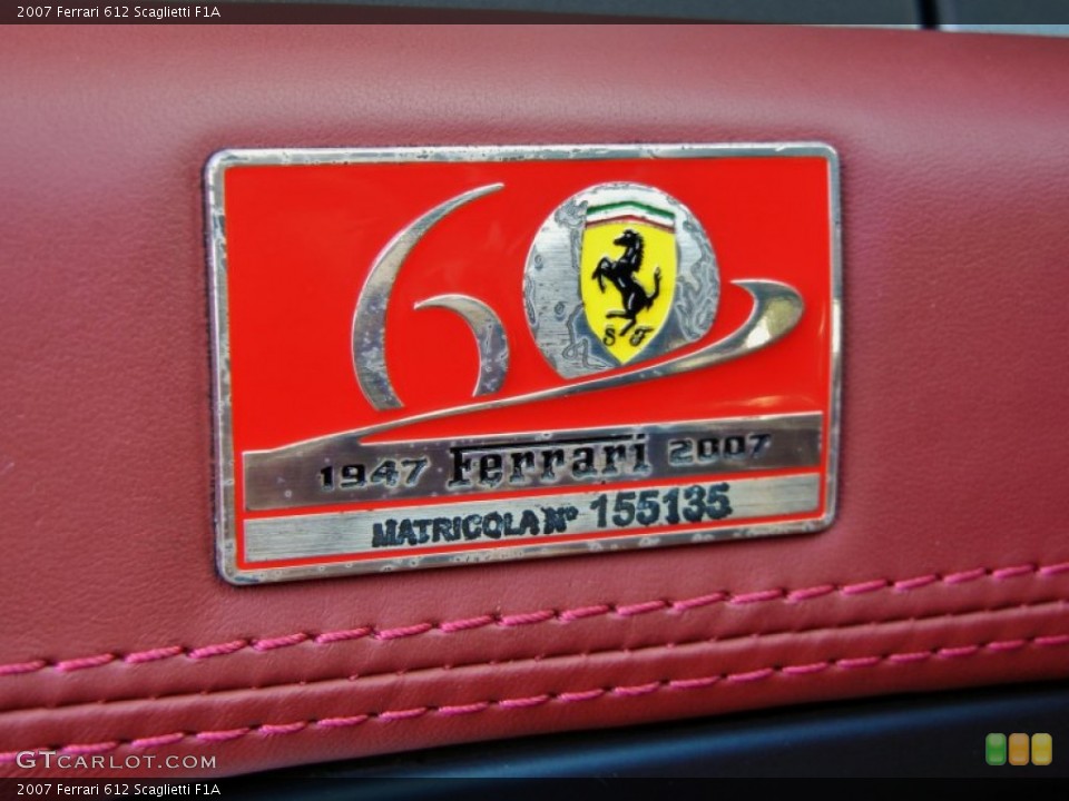 2007 Ferrari 612 Scaglietti Badges and Logos