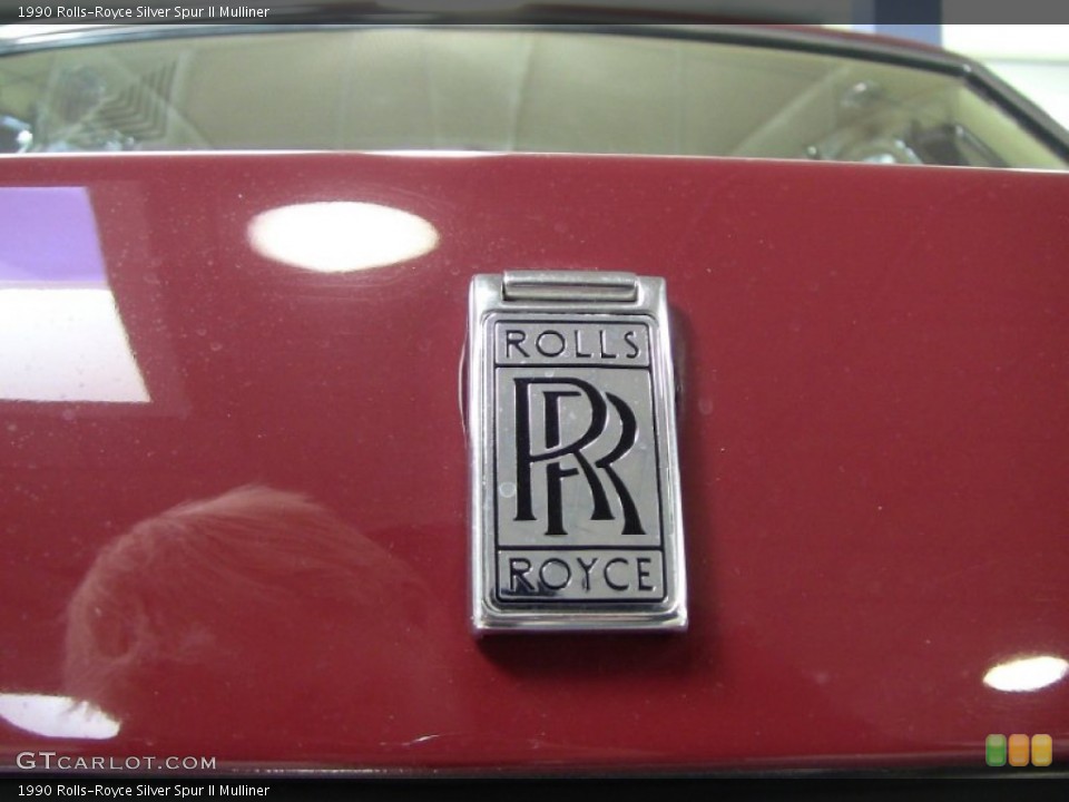 1990 Rolls-Royce Silver Spur Badges and Logos