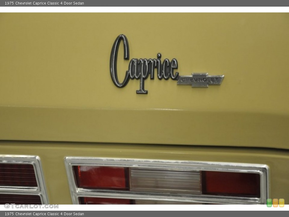 1975 Chevrolet Caprice Badges and Logos