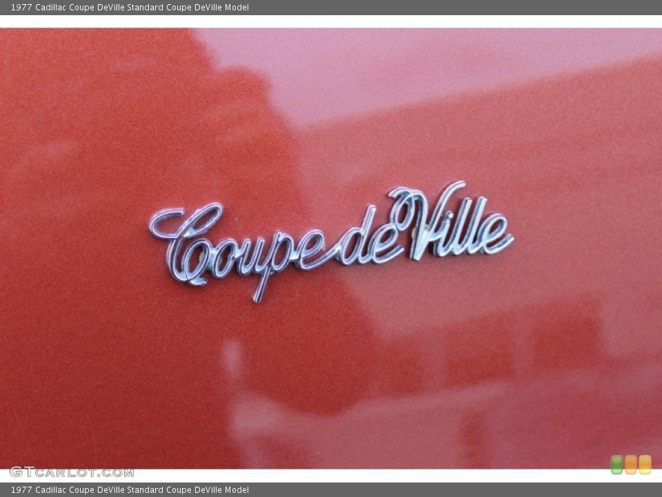 1977 Cadillac Coupe DeVille Badges and Logos