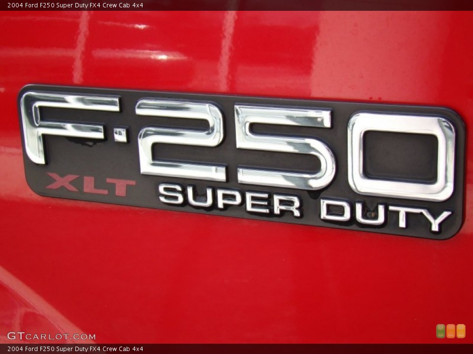 2004 Ford F250 Super Duty Badges and Logos