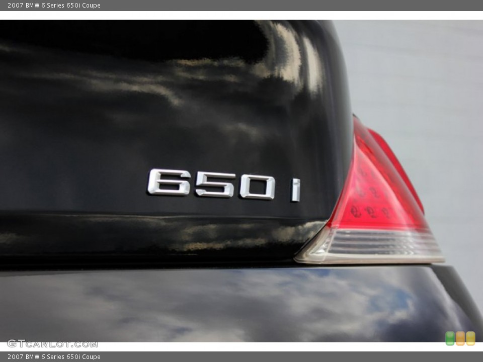 2007 BMW 6 Series Badges and Logos