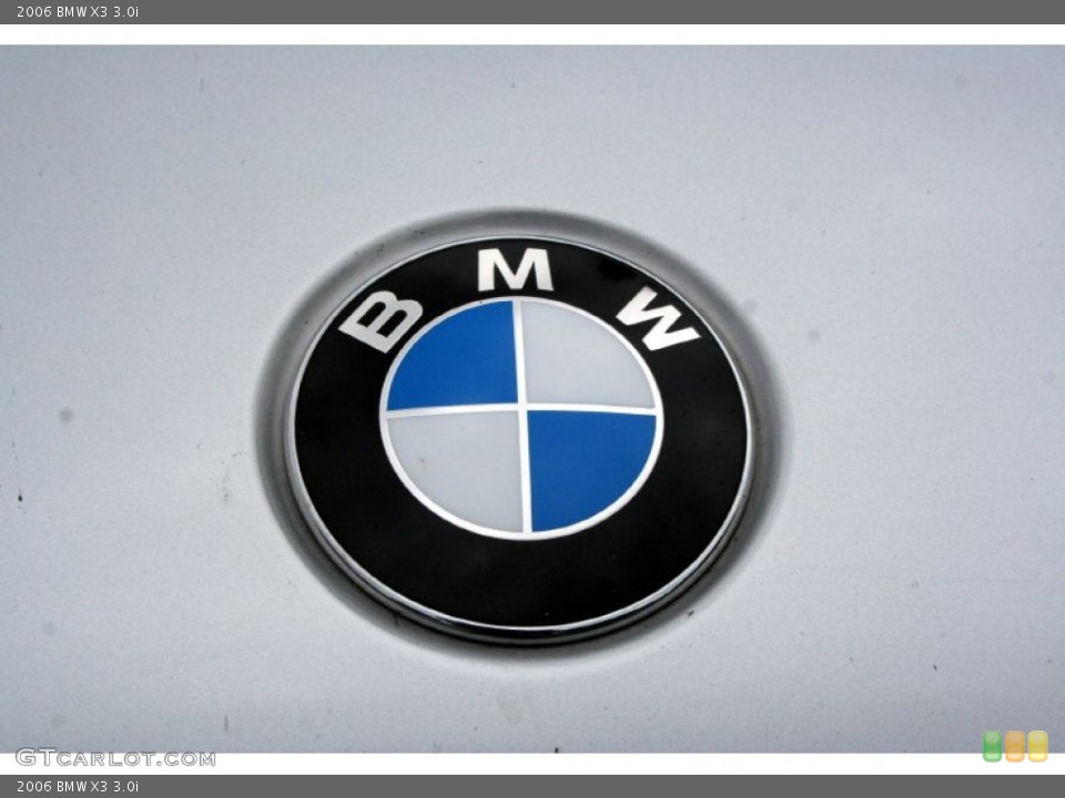 2006 BMW X3 Badges and Logos