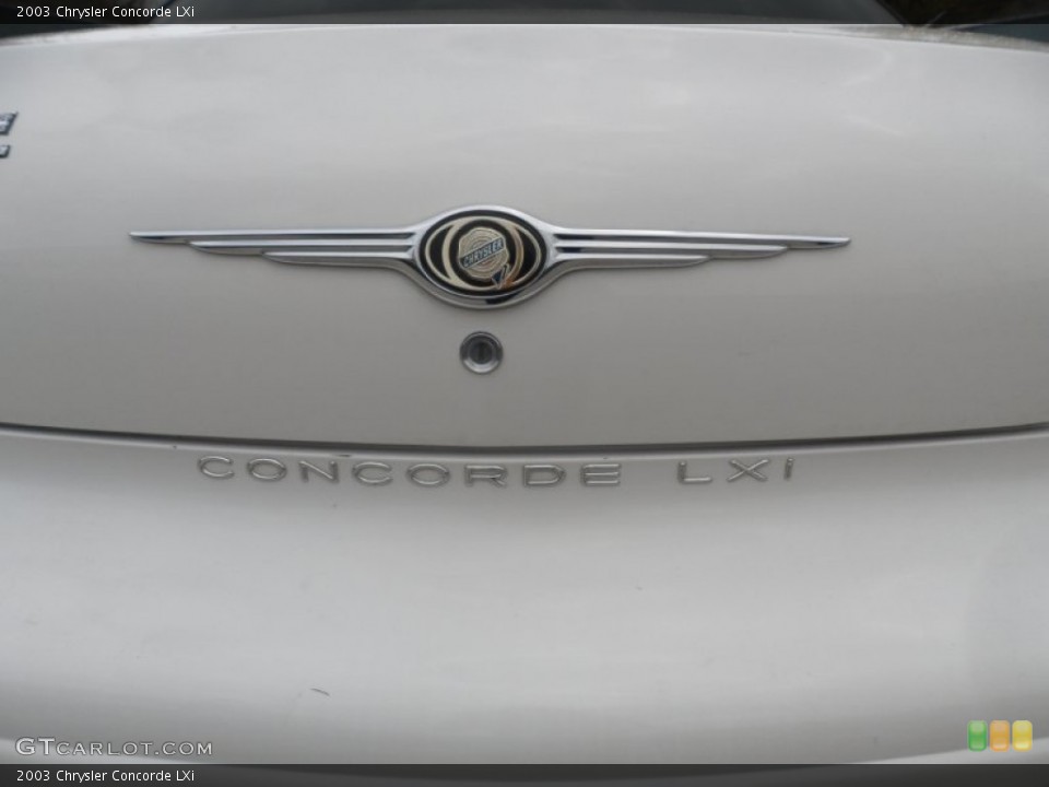2003 Chrysler Concorde Badges and Logos