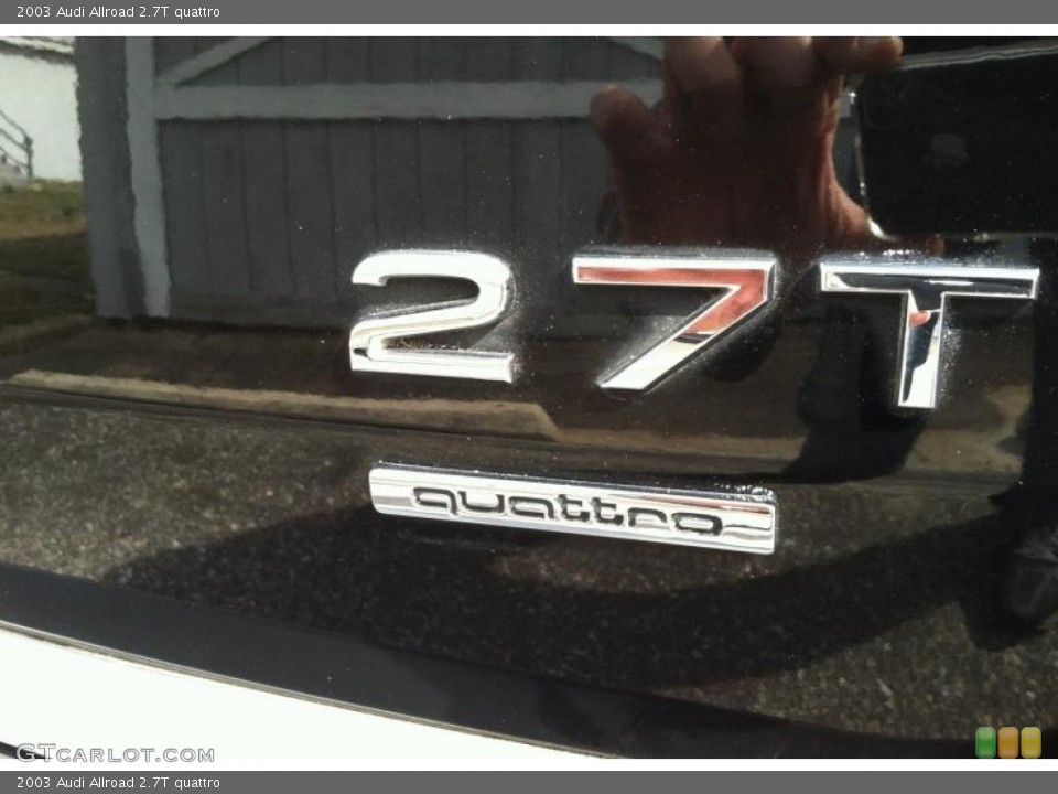 2003 Audi Allroad Custom Badge and Logo Photo #62165945