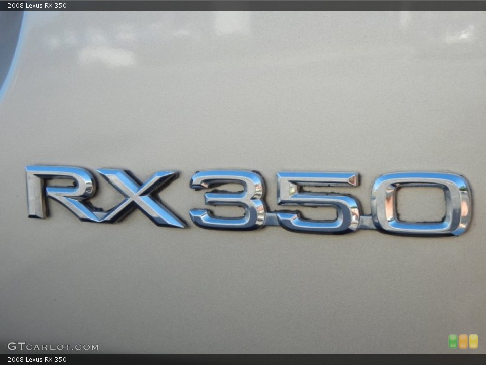 2008 Lexus RX Badges and Logos