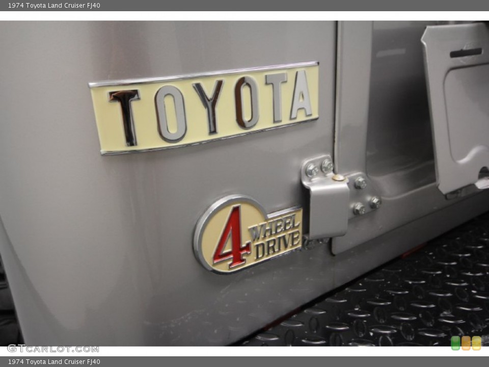 1974 Toyota Land Cruiser Badges and Logos