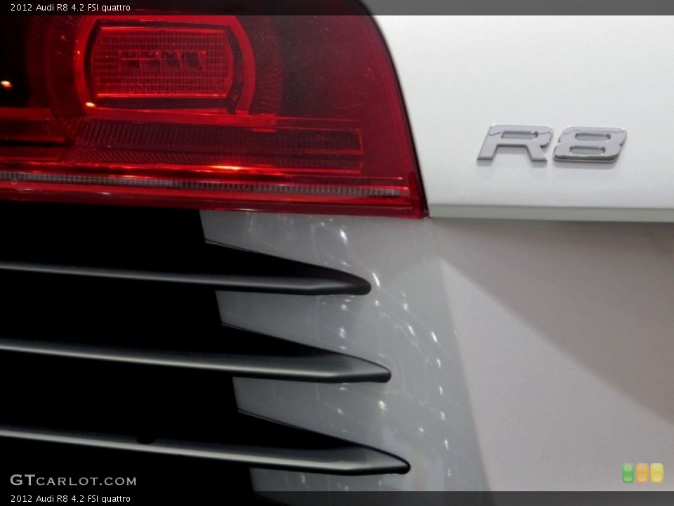 2012 Audi R8 Badges and Logos