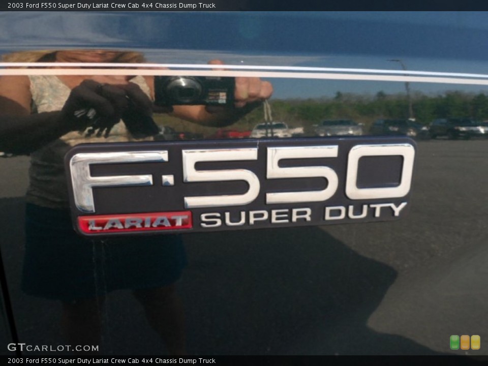 2003 Ford F550 Super Duty Badges and Logos
