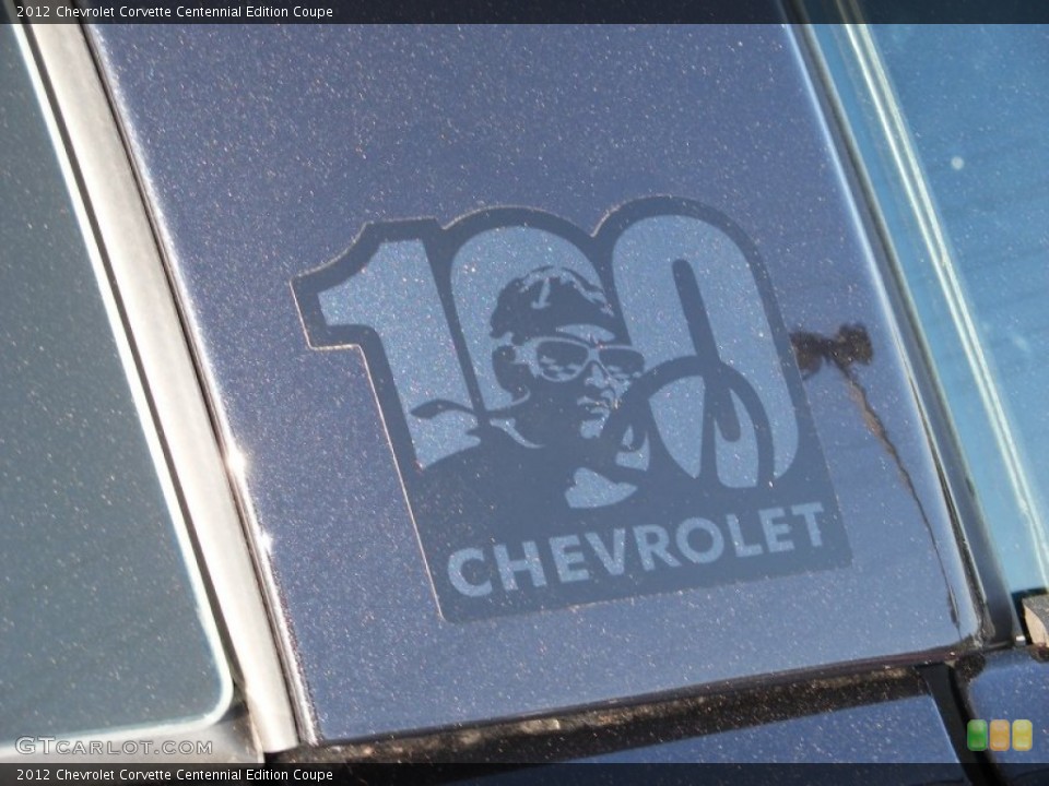 2012 Chevrolet Corvette Badges and Logos