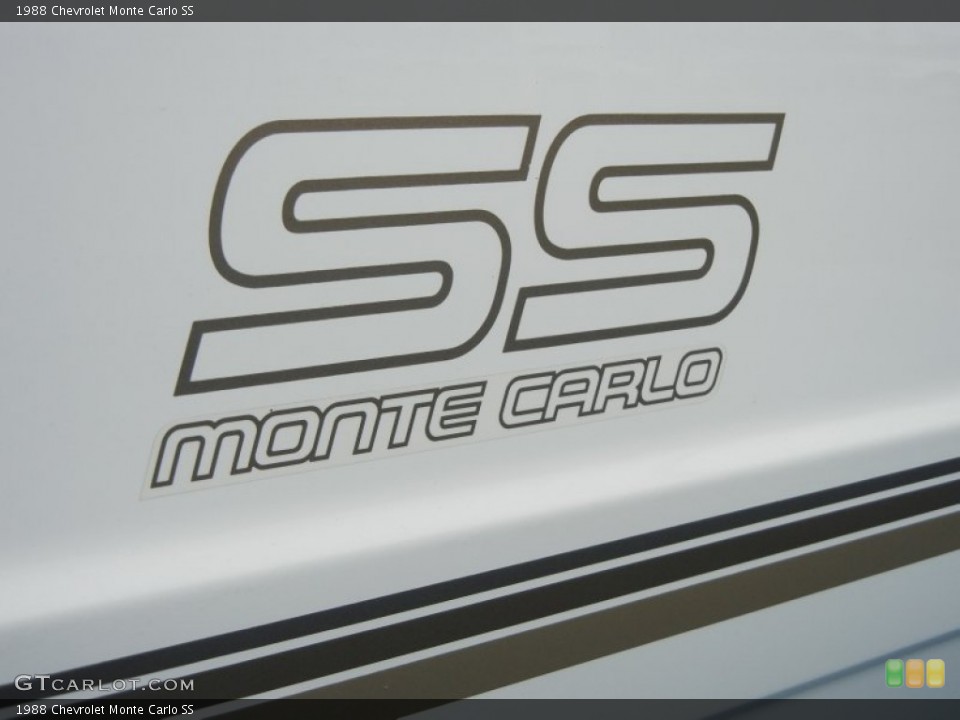 1988 Chevrolet Monte Carlo Badges and Logos