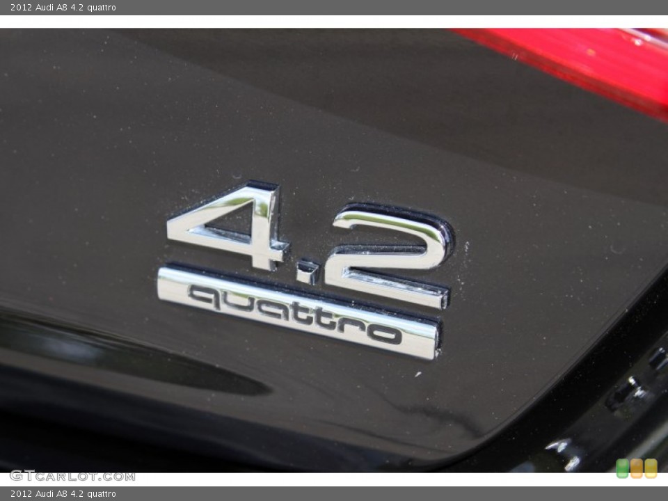 2012 Audi A8 Badges and Logos