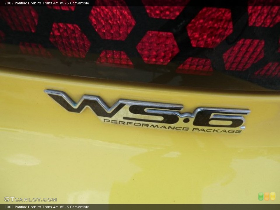 2002 Pontiac Firebird Custom Badge and Logo Photo #65422575
