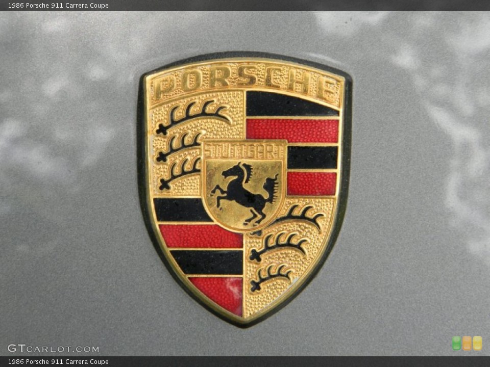 1986 Porsche 911 Badges and Logos