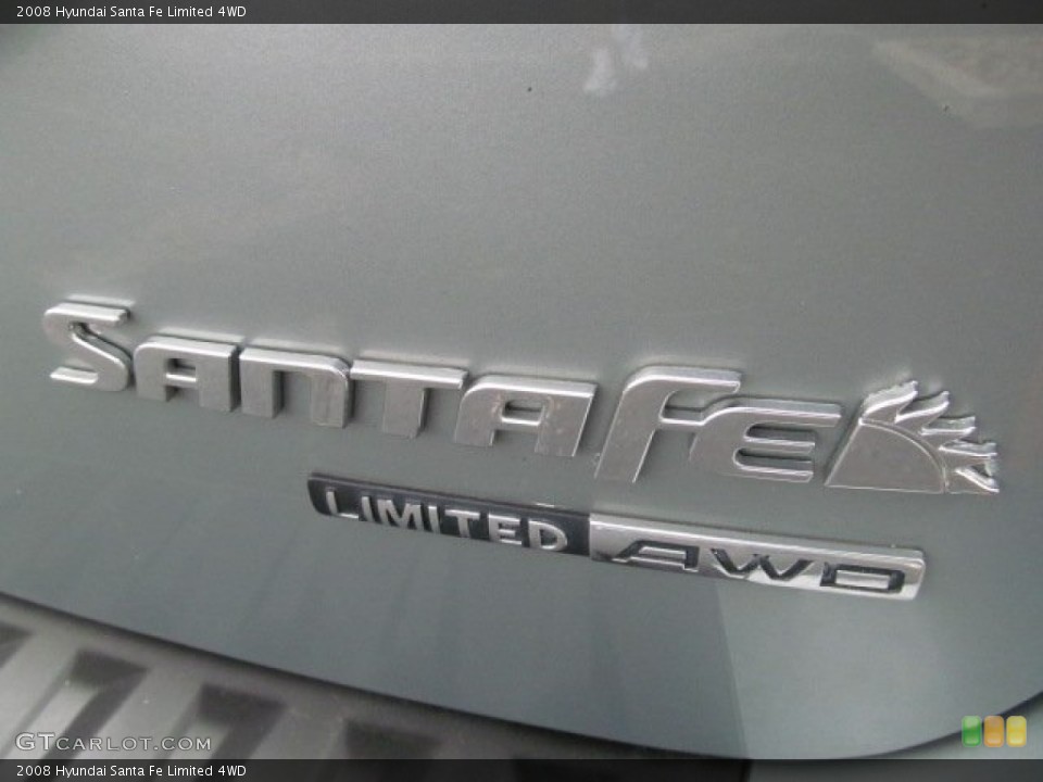 2008 Hyundai Santa Fe Badges and Logos