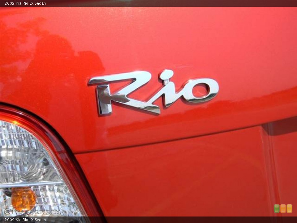 2009 Kia Rio Badges and Logos