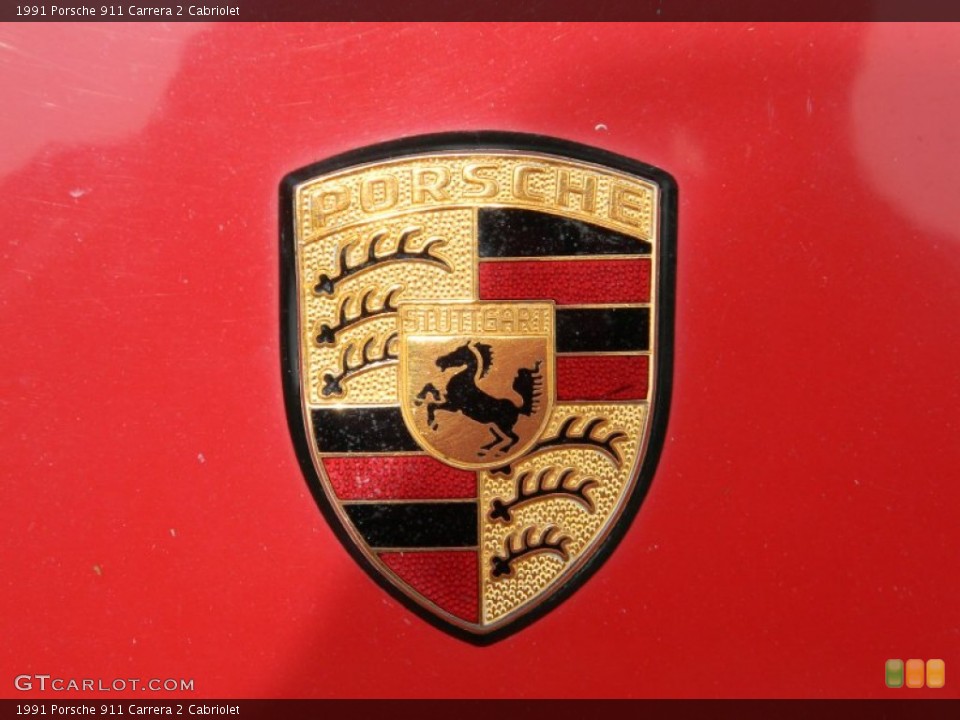 1991 Porsche 911 Badges and Logos