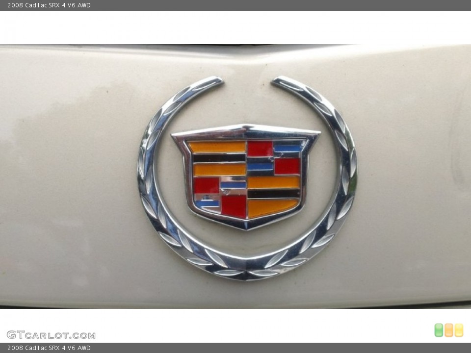 2008 Cadillac SRX Badges and Logos