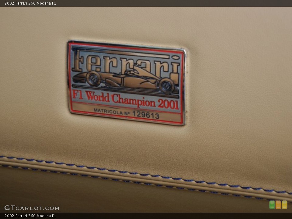 2002 Ferrari 360 Custom Badge and Logo Photo #68597042