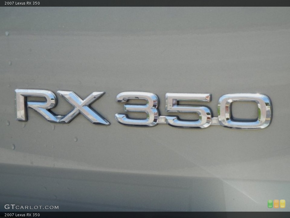 2007 Lexus RX Badges and Logos