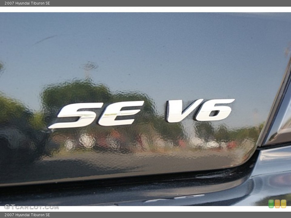 2007 Hyundai Tiburon Badges and Logos