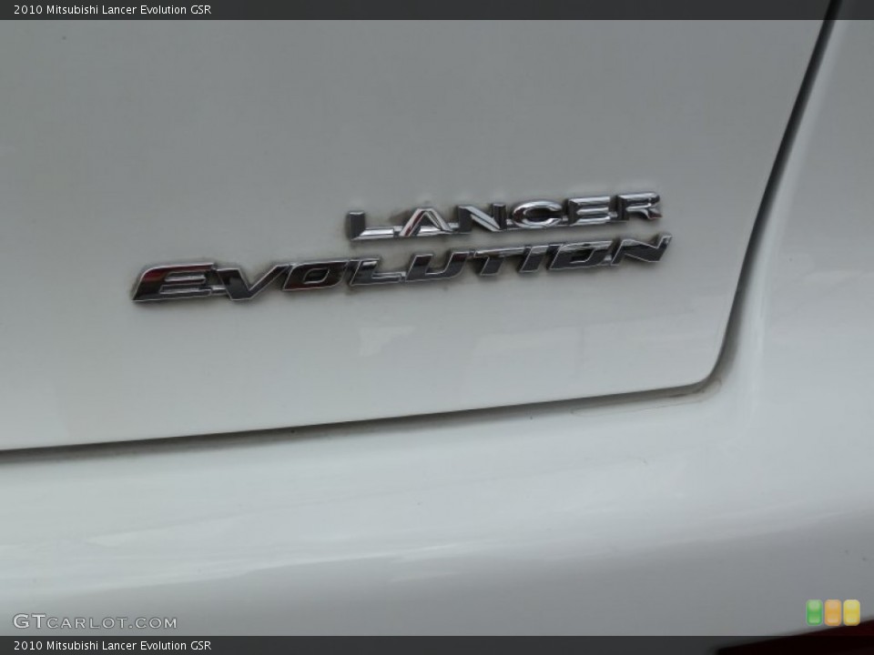 2010 Mitsubishi Lancer Evolution Badges and Logos