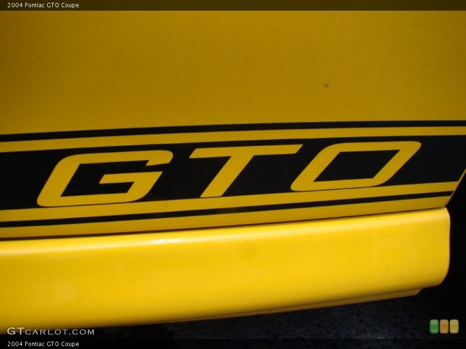 2004 Pontiac GTO Custom Badge and Logo Photo #69360481